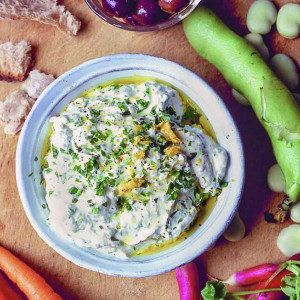 Ricotta Herb Dip with Spring Vegetables
