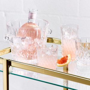 Pink Gin Fizz batch cocktail