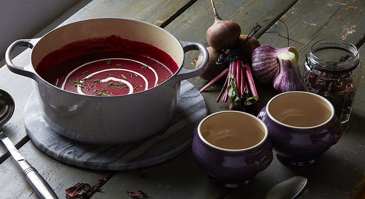 Beetroot Soup with Hibiscus Recipe