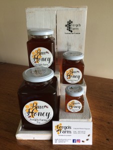 Raw honey from Fergo's Farm