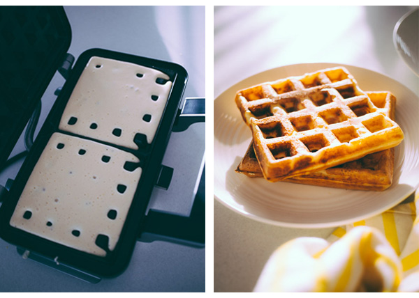 How good does this look? Perfect batter for breakfast waffles. 