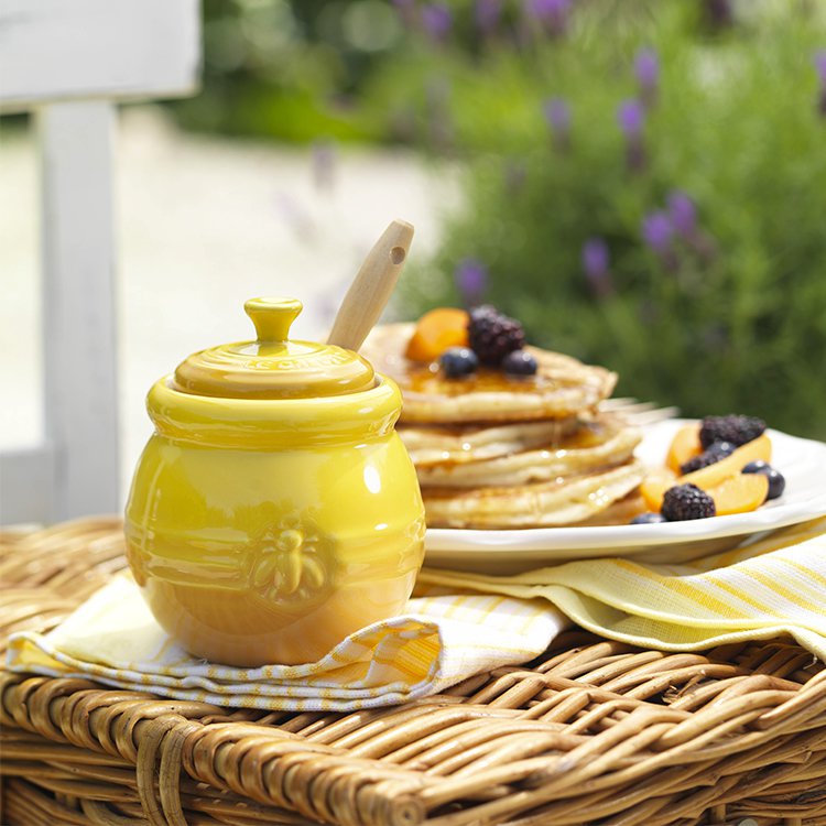 Le Creuset Stoneware Honey Pot & Dipper