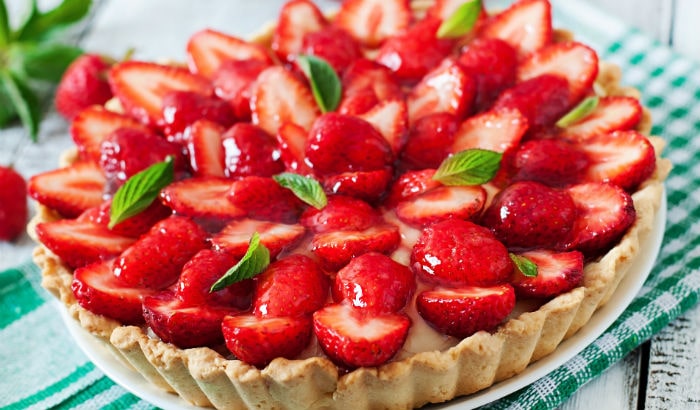 Strawberry and Cream Tart Recipe